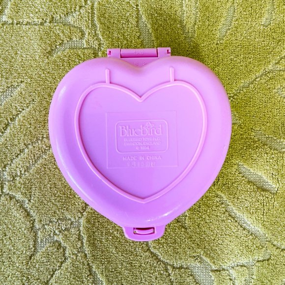Mattel Polly Pocket Sparkle Stars 2003 NEW Bluebird Pink Heart Compact 1994 VTG - Picture 10 of 11